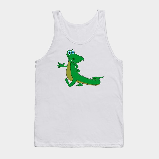 Cya l8r alligator Tank Top by 90s Vintage Clothes